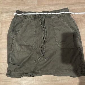 C&C California Khaki Midi Skirt